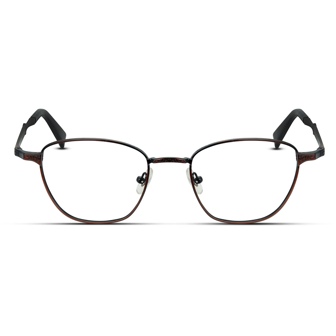 Seraphin Semi Square Medium Metal UniSex Eyeglasses