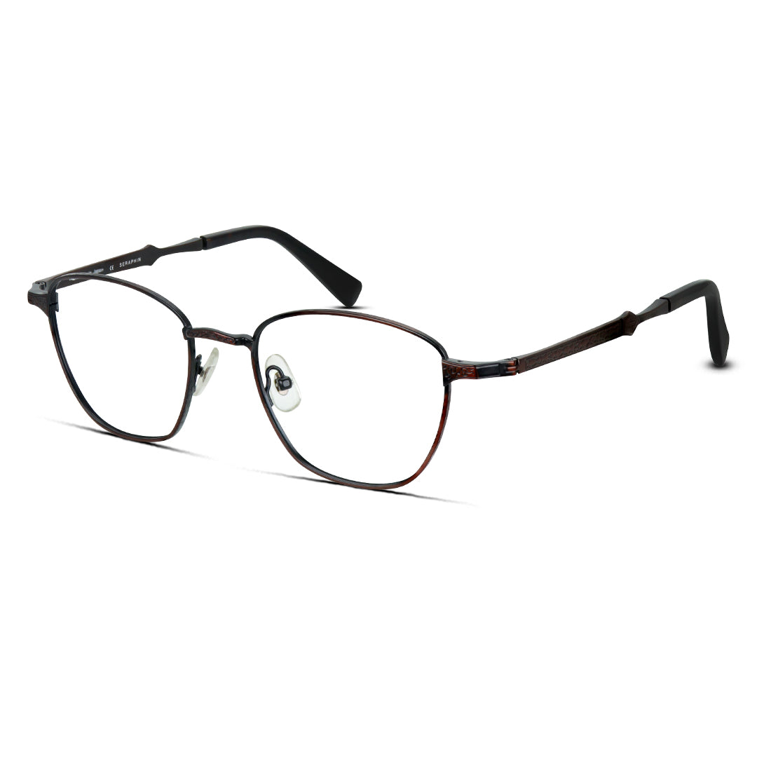 Seraphin Semi Square Medium Metal UniSex Eyeglasses