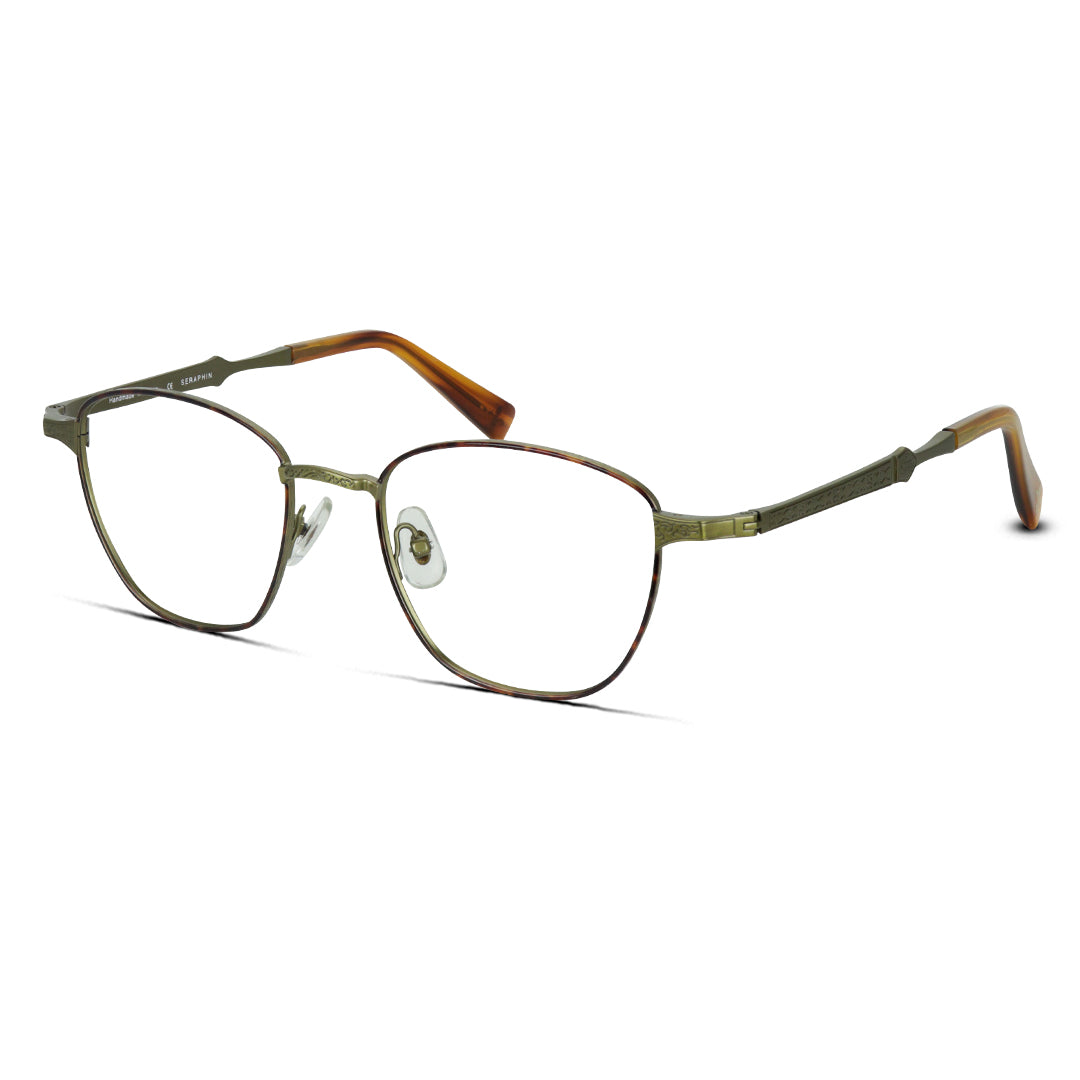 Seraphin Semi Square Medium Metal UniSex Eyeglasses