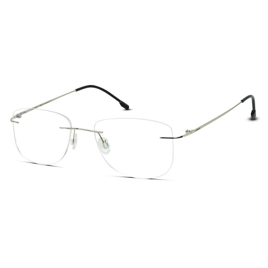 Rimless Thin Metal Medium Men/Women Eyeglasses