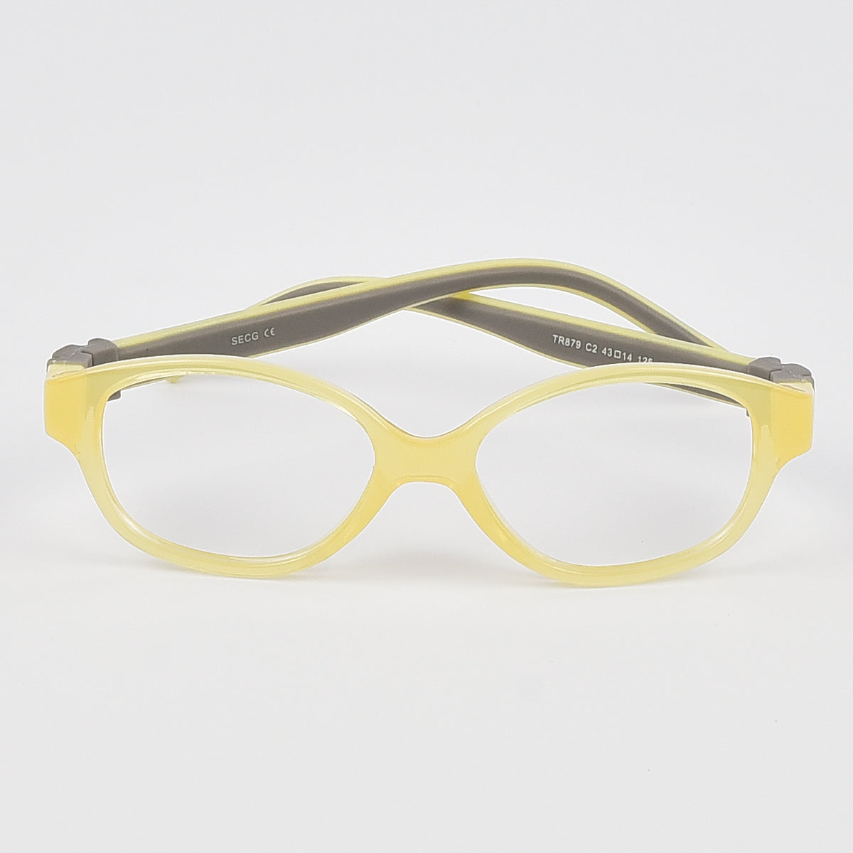 Children Glasses Size 43 No Screw Flexible Silicone Bendable Optical Frame Kids Eyeglasses Boys Girls For Ages 2-3Yrs