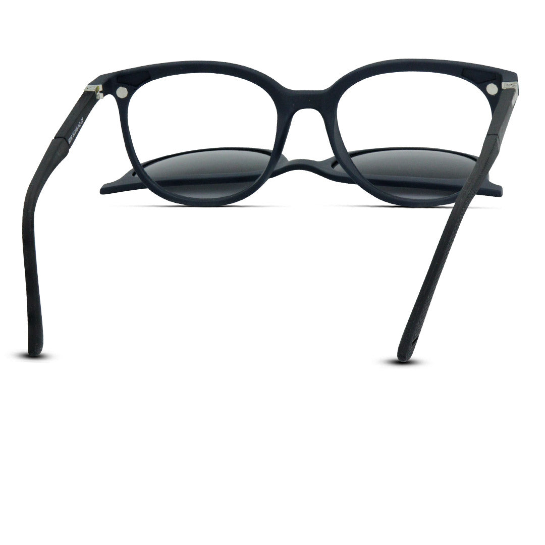 Semi Round Clip-on Unisex Eyeglasses
