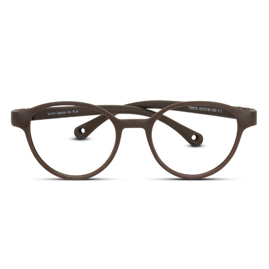 Semi Round TR Flexible Kid's Eyeglasses