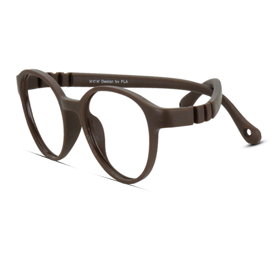Semi Round TR Flexible Kid's Eyeglasses