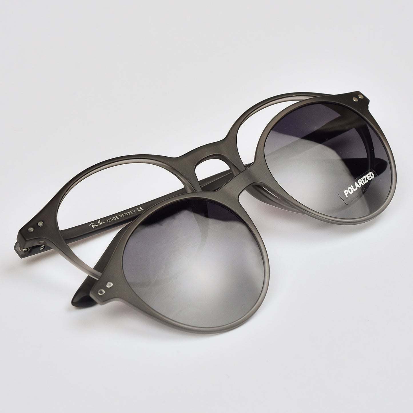Round Clip-on Unisex Eyeglasses