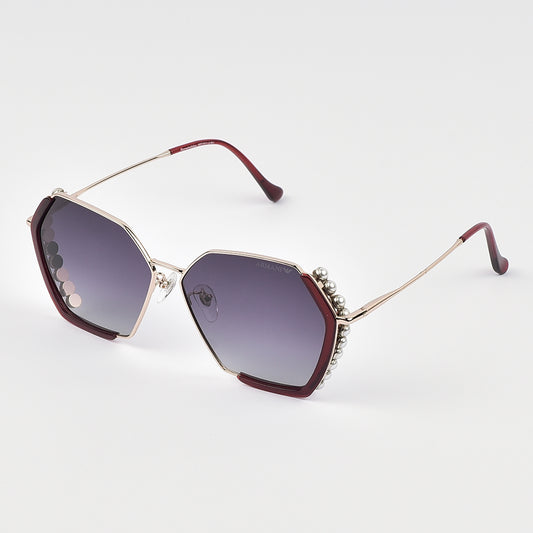 Butter Fly Pearl Sun Glasses For Women (Polarized)