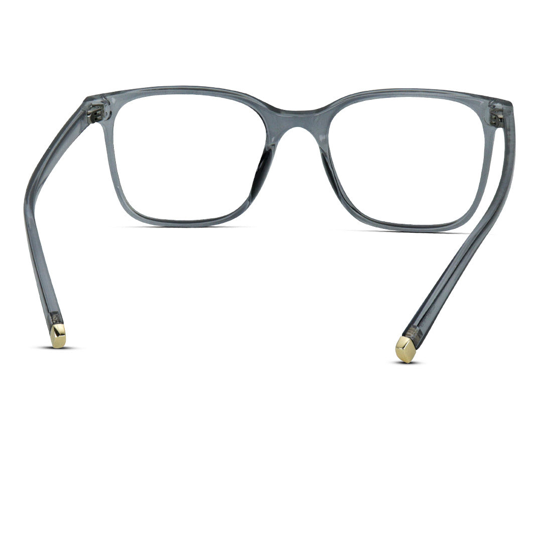 Square Plastic Unisex Eyeglasses