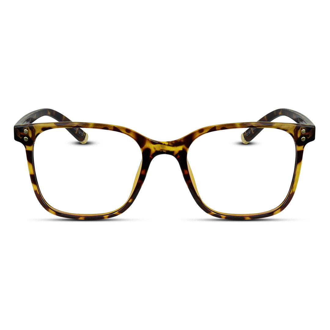 Square Plastic Unisex Eyeglasses