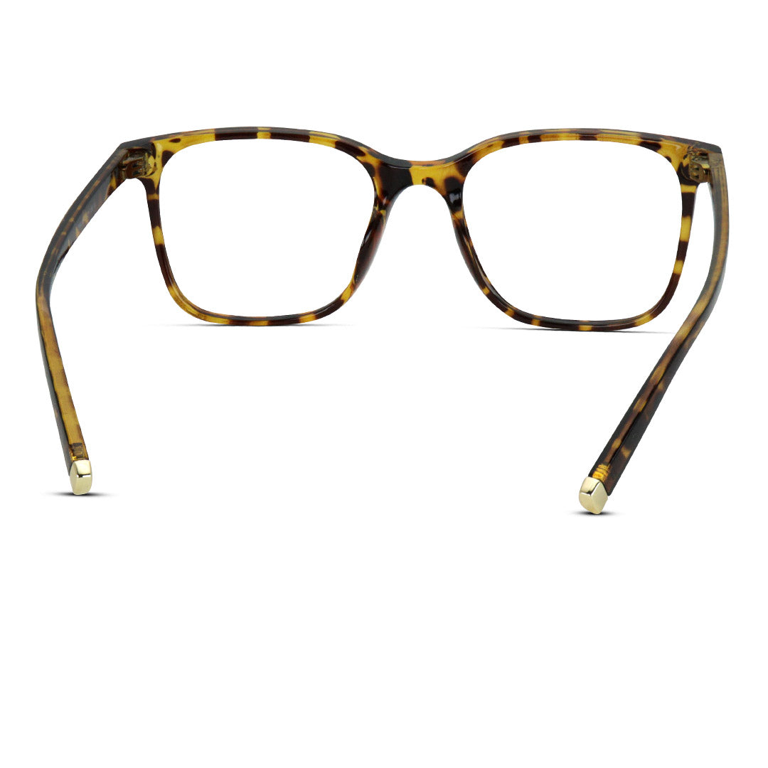 Square Plastic Unisex Eyeglasses