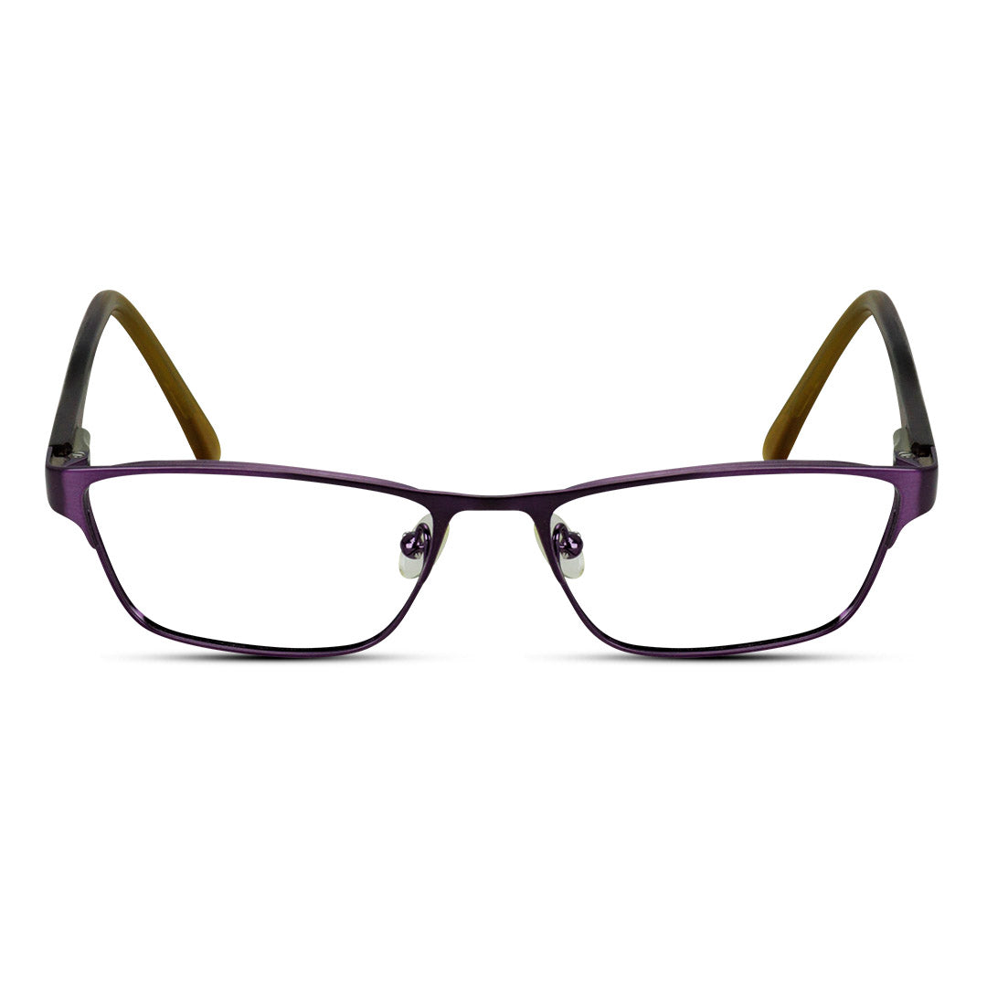 Rectangle Metal Small Kid's Eyeglasses