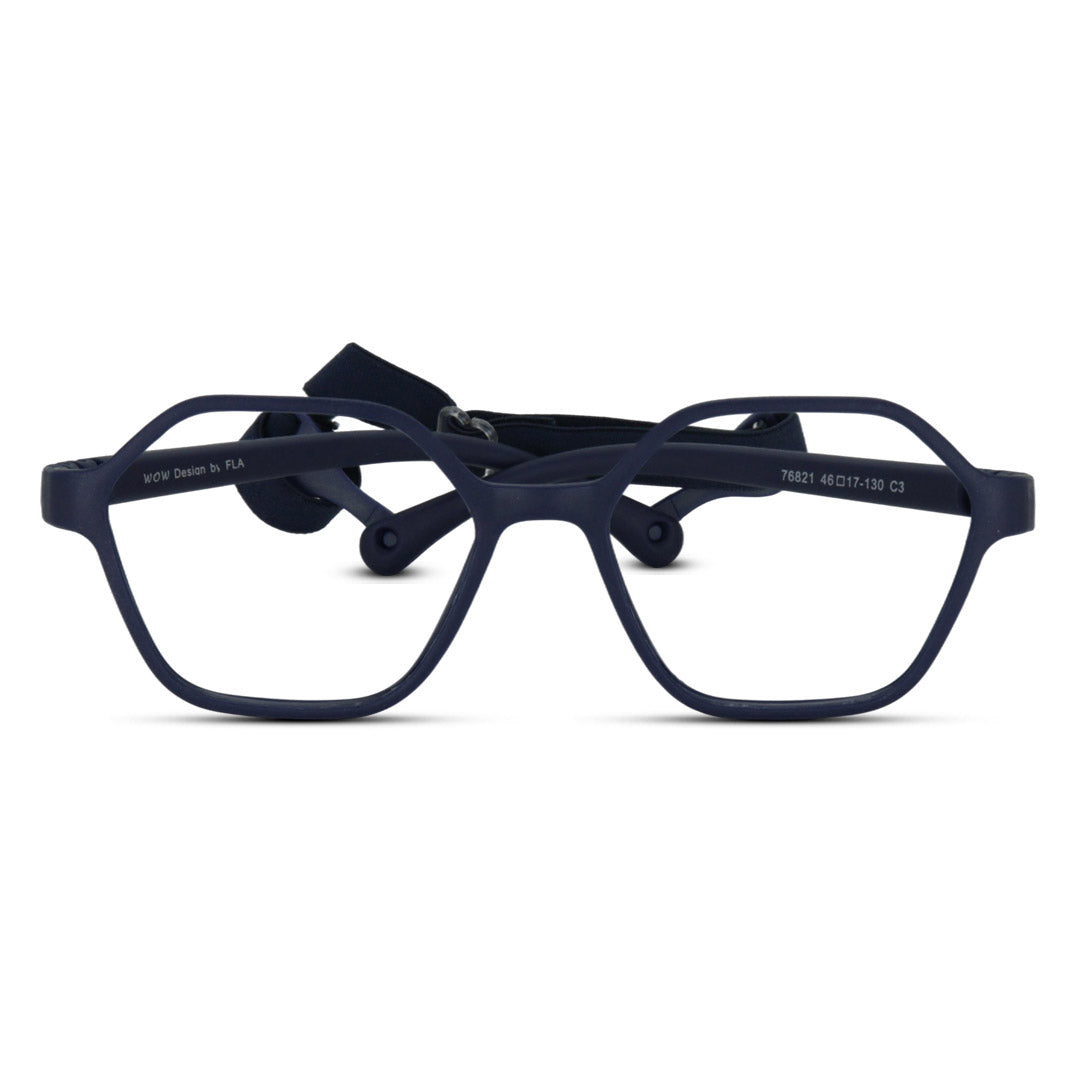 Hexagonal TR Flexible Kid's Eyeglasses