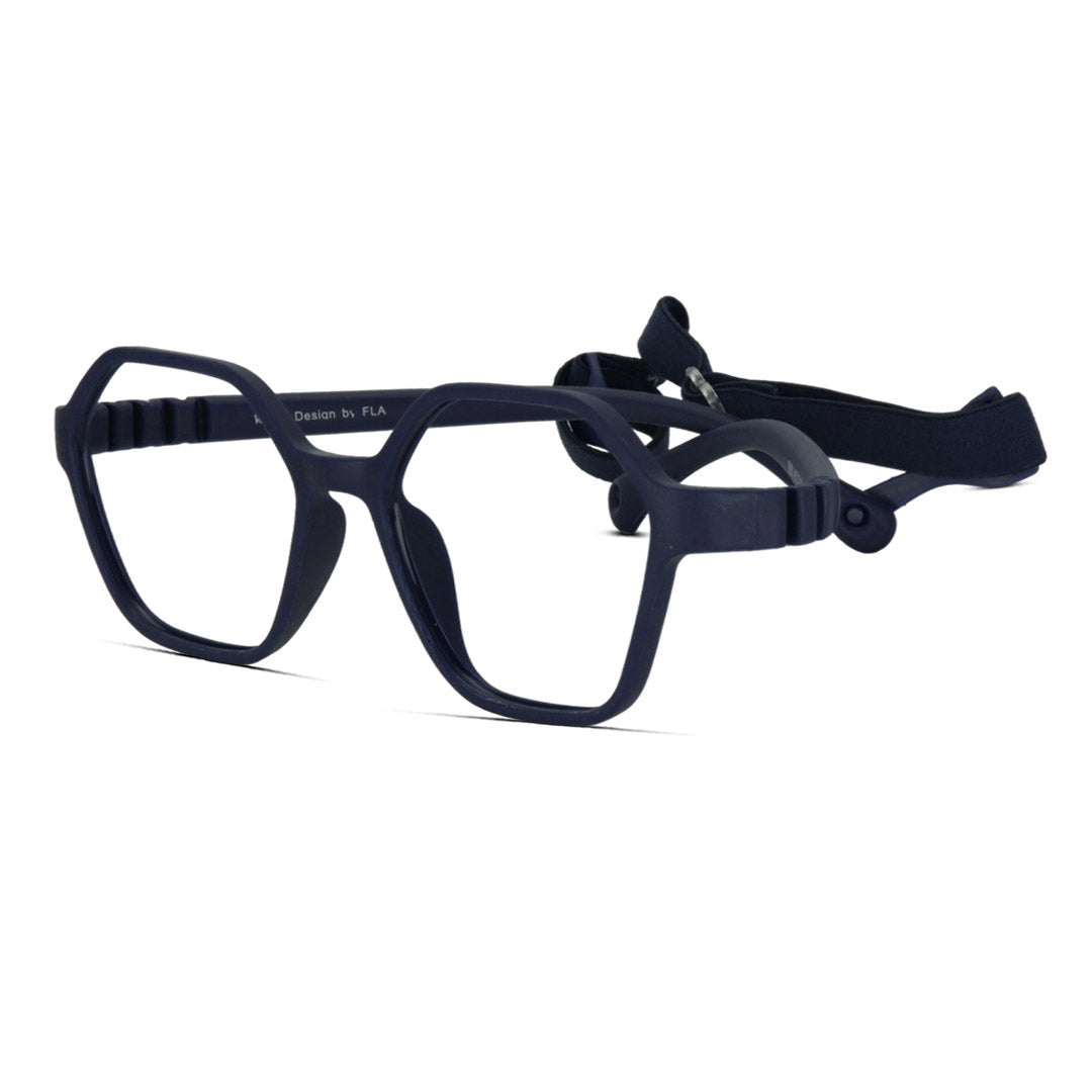 Hexagonal TR Flexible Kid's Eyeglasses