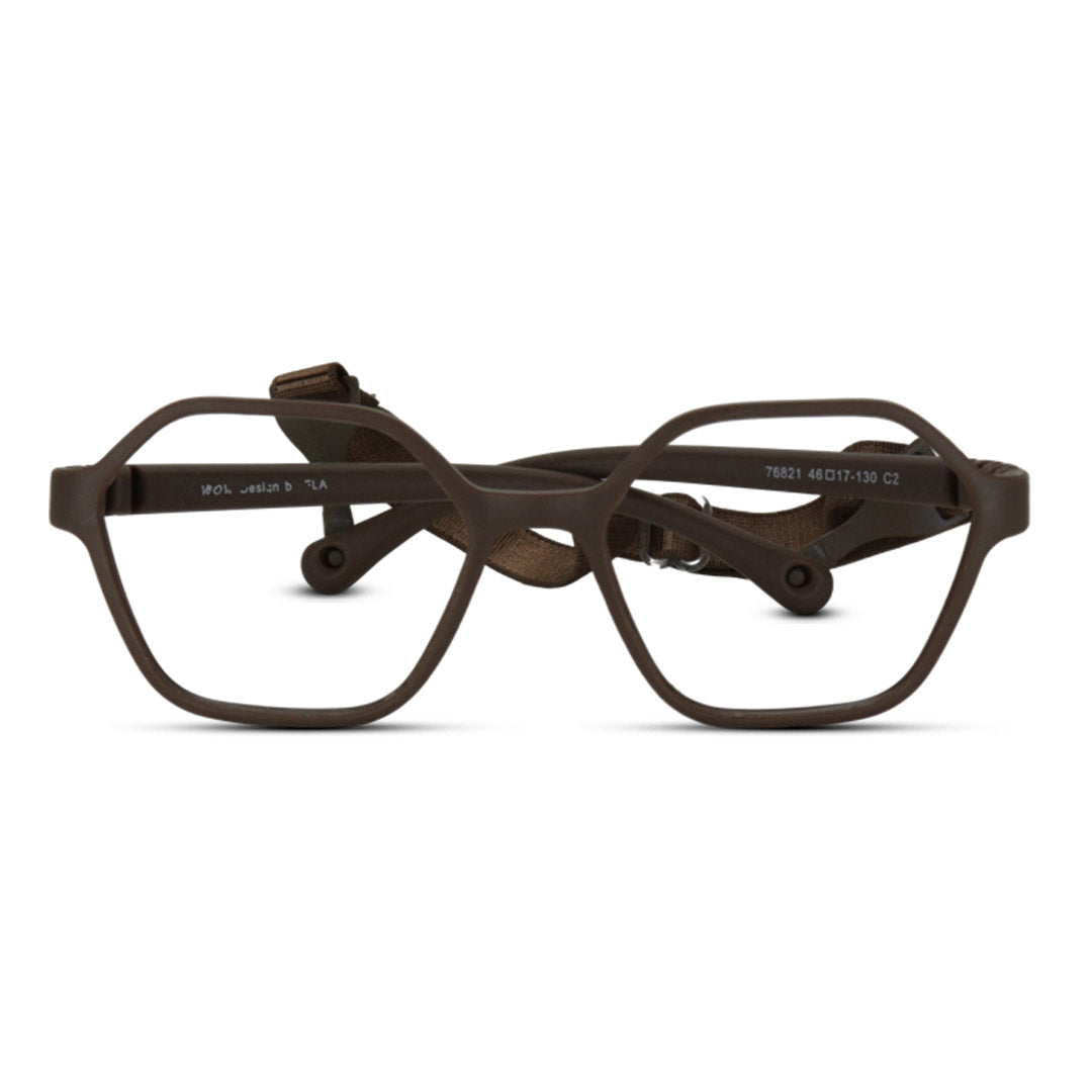 Hexagonal TR Flexible Kid's Eyeglasses