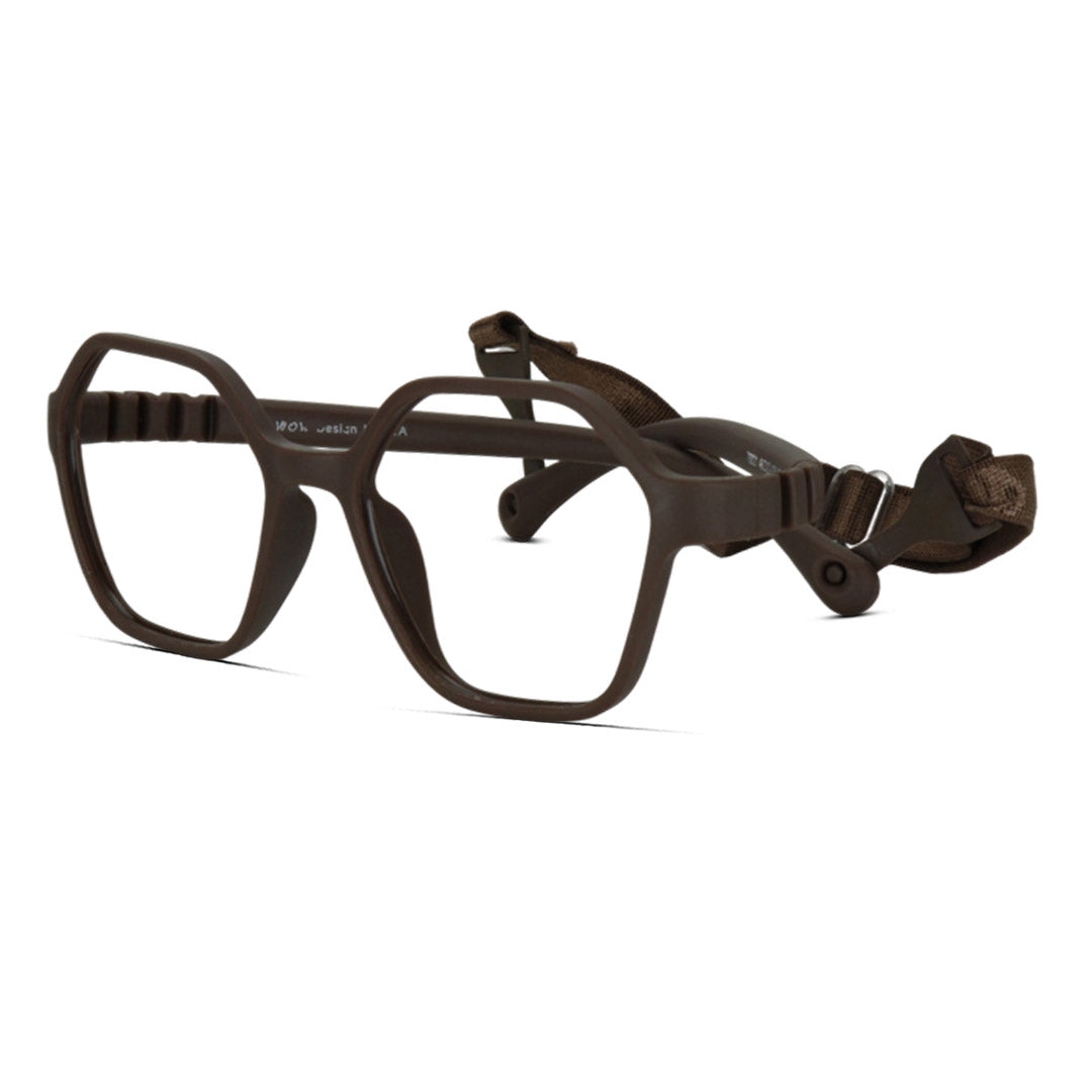 Hexagonal TR Flexible Kid's Eyeglasses