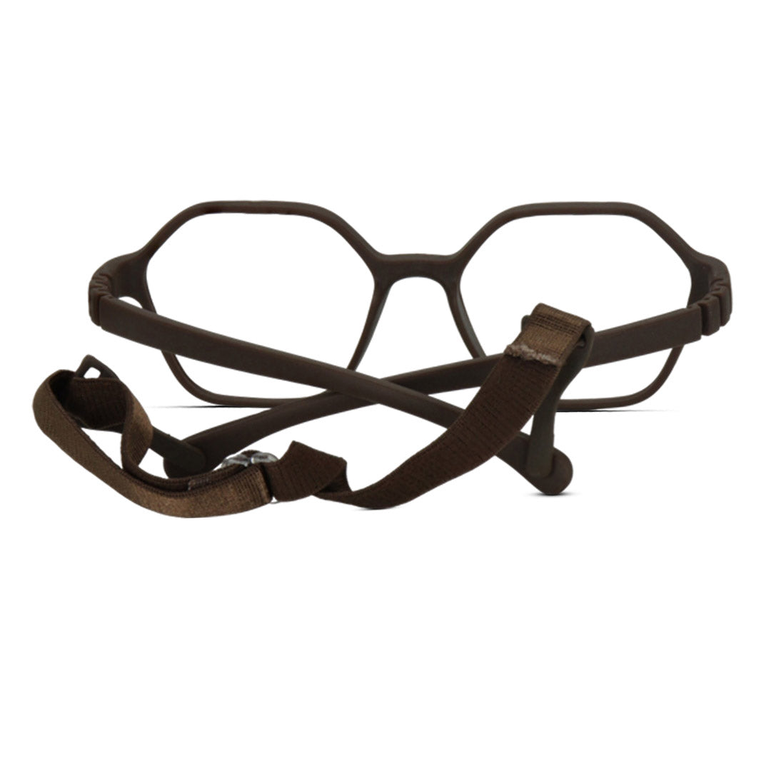 Hexagonal TR Flexible Kid's Eyeglasses