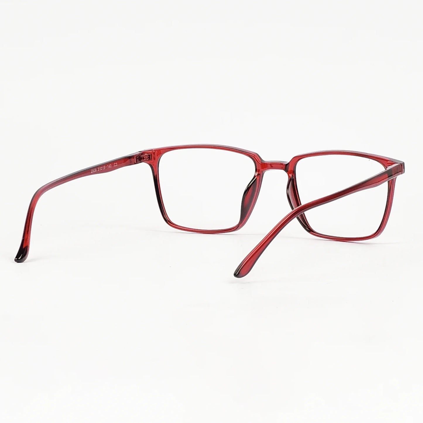 Classic Rectangular Plastic Eye Glasses For Men-Women