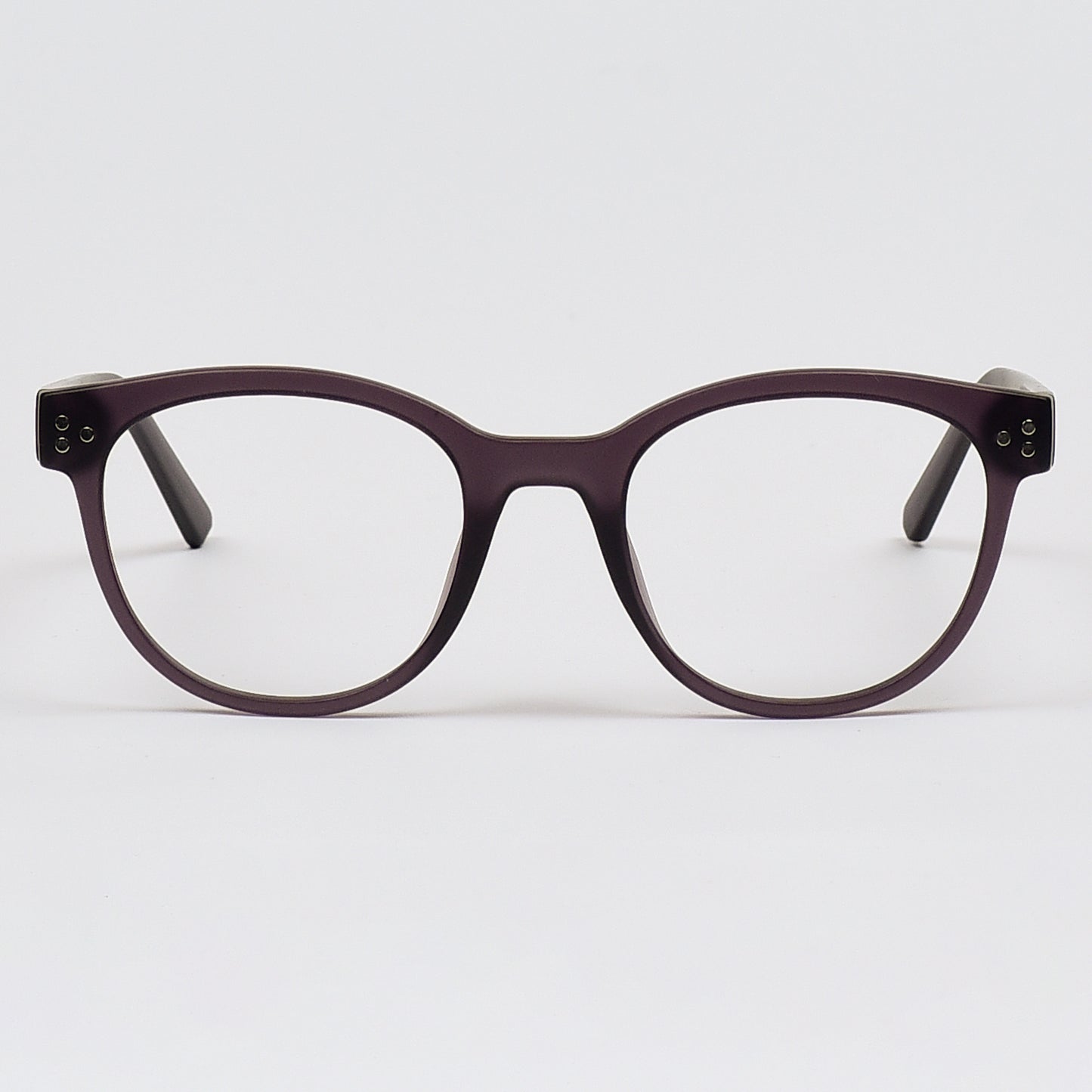 Ultra Light Round Flexible Clip-On Eyeglasses