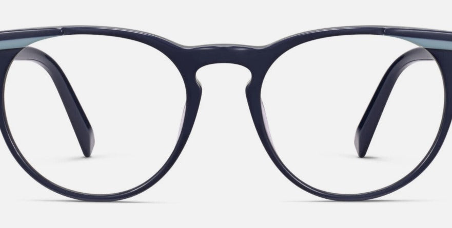 New WARBY PARKER Copley W 392 Marina Blue Eyeglasses Frame Unisex