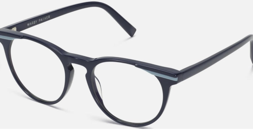 New WARBY PARKER Copley W 392 Marina Blue Eyeglasses Frame Unisex