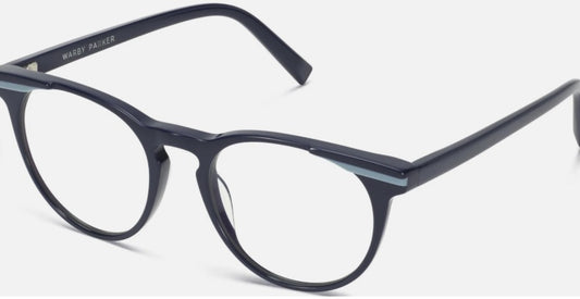 New WARBY PARKER Copley W 392 Marina Blue Eyeglasses Frame Unisex