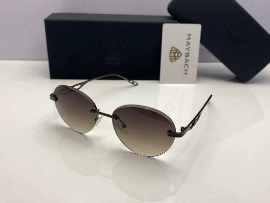 Designer Oval RimLess Sun Glasses