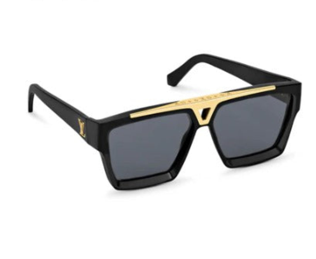 Evidence Sun Glass In Black with Gold