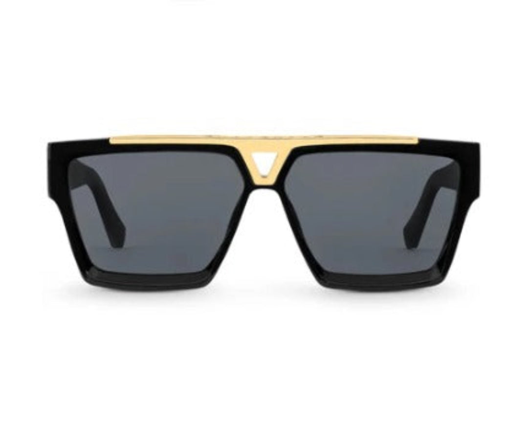 Evidence Sun Glass In Black with Gold