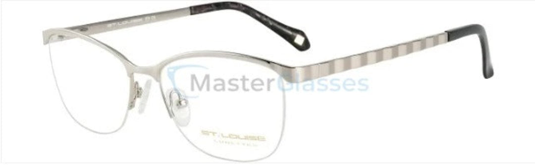 St. Louise SR1234 C02 Uni Sex Half Rim Less Eye Glasses