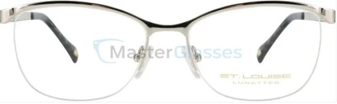 St. Louise SR1234 C02 Uni Sex Half Rim Less Eye Glasses