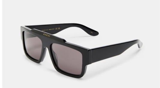 Logo Print Rectangle-Frame Sunglasses