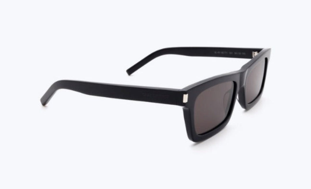 Saint Laurent SL 461 BETTY Sunglasses with rectangular acetate frame & nylon lenses.