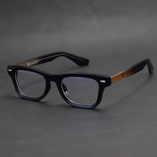 Bold Effect Thick Rectangular Eye Glasses For Men - Women