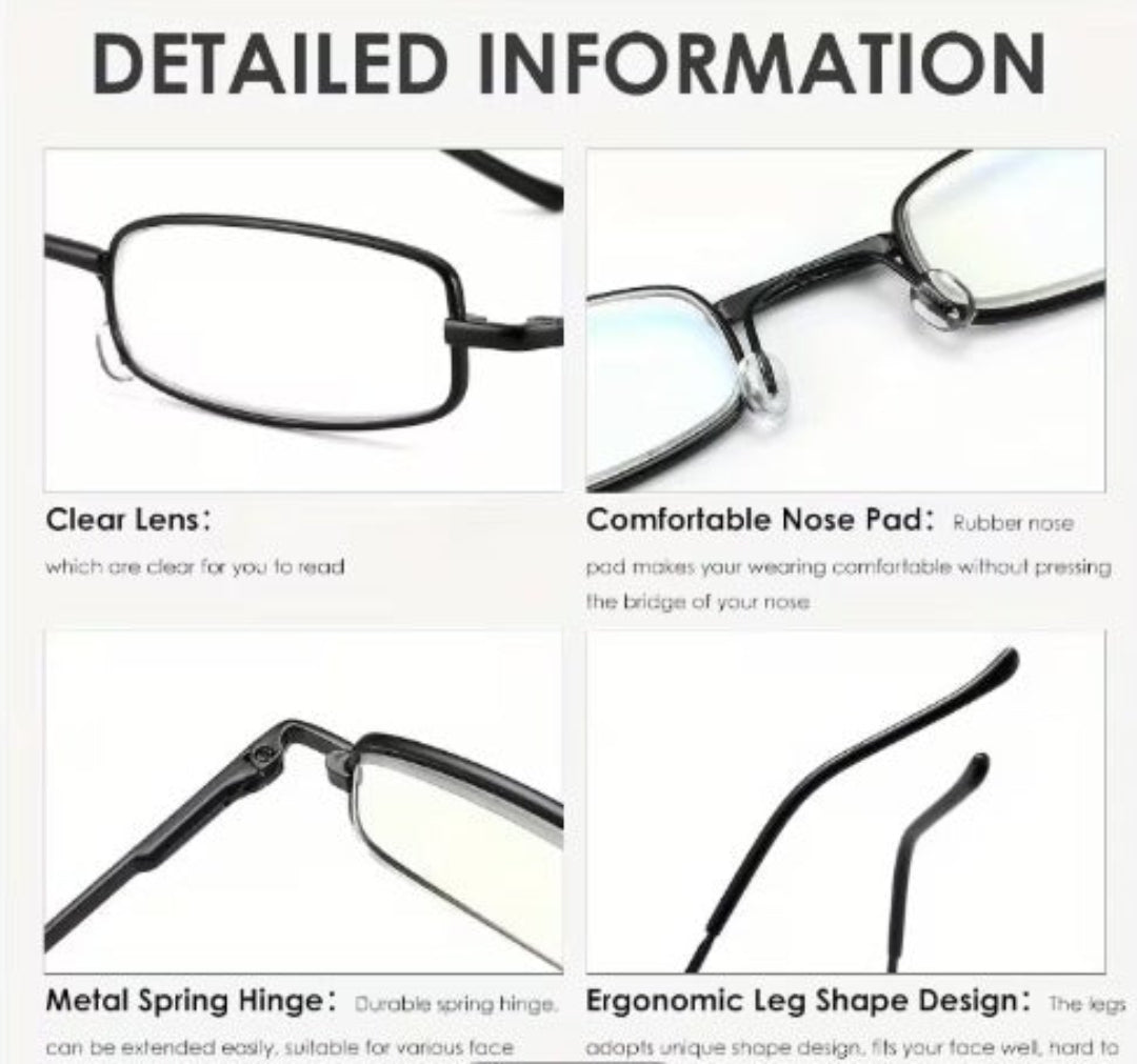 Portable Reader Pocket Reading Glasses