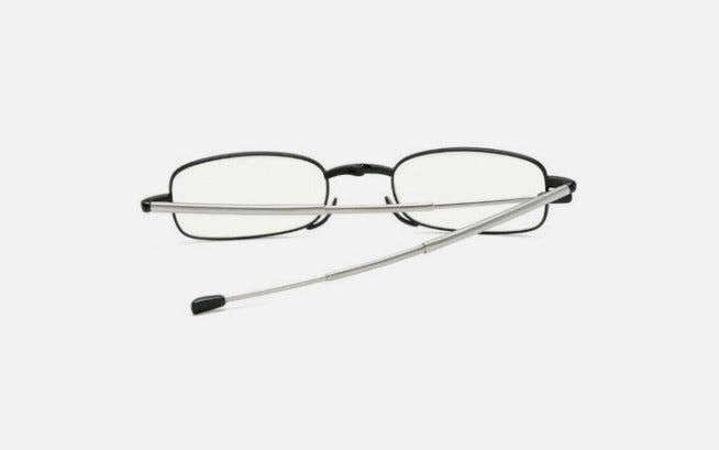 Foldable Reading Glasses with a Compact Case & Key Chain