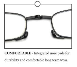 Foldable Reading Glasses with a Compact Case & Key Chain