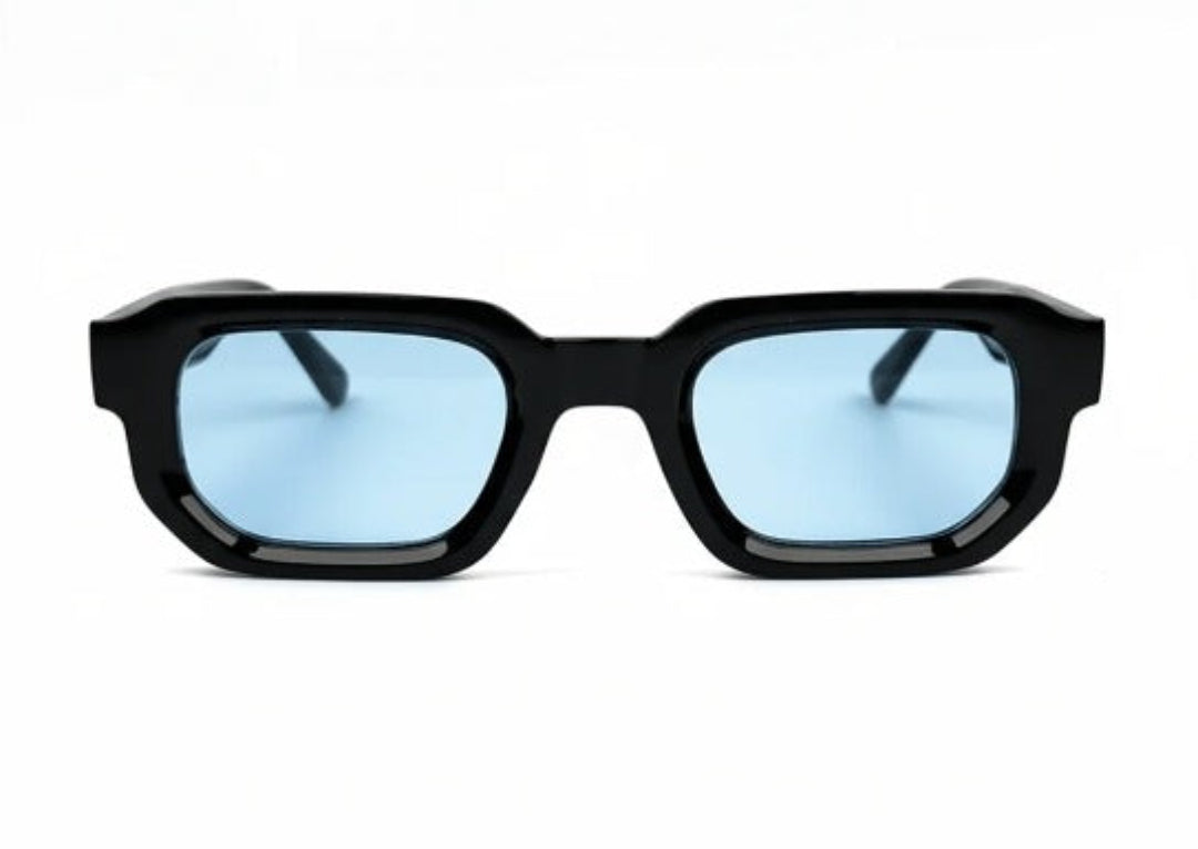 Trendy Thick Rectangular Sun Glasses