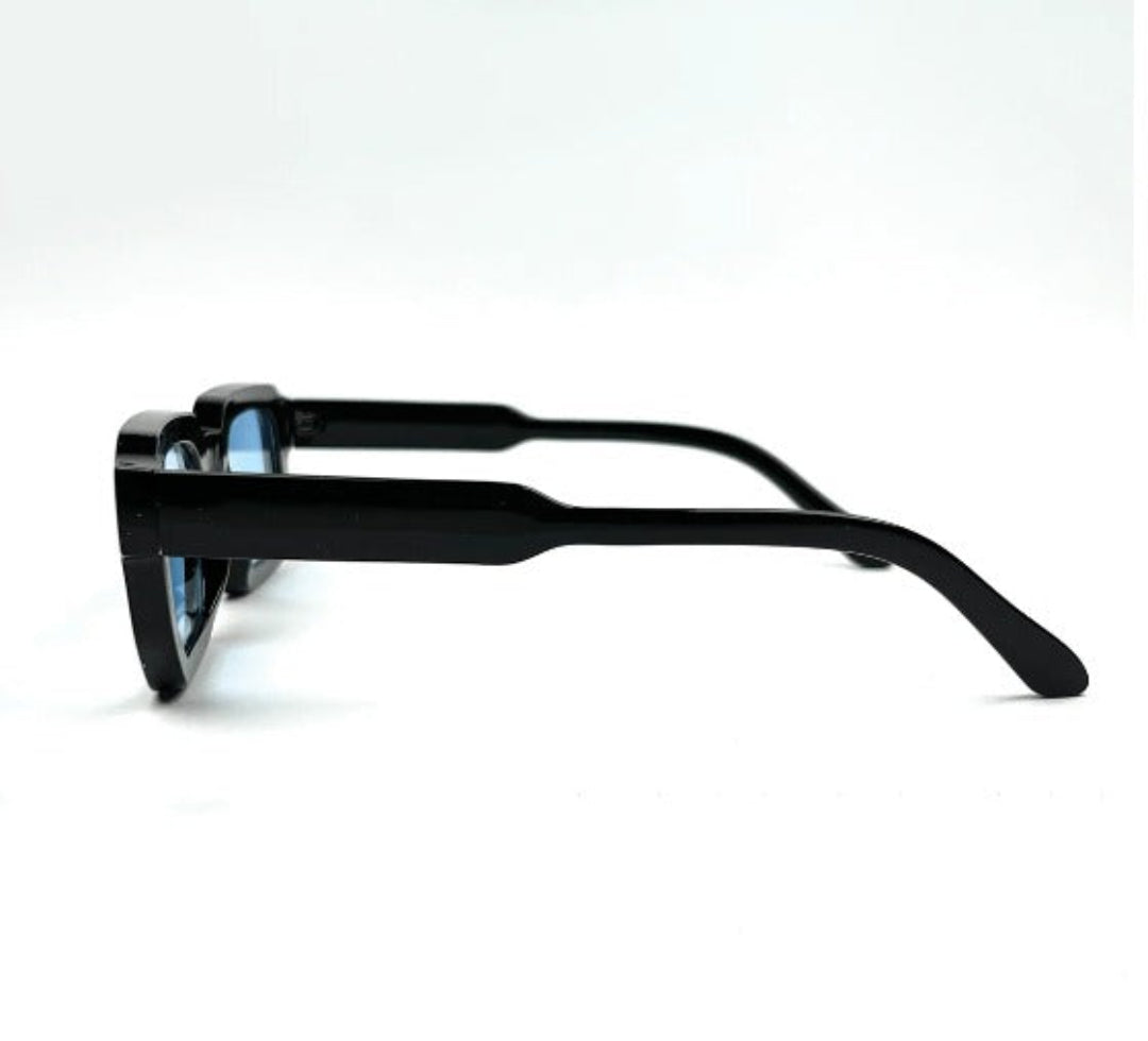 Trendy Thick Rectangular Sun Glasses