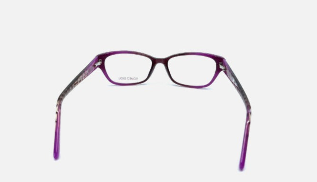 Romeo Gigli Eyeglasses Pink Rectangular Full Rim Frame