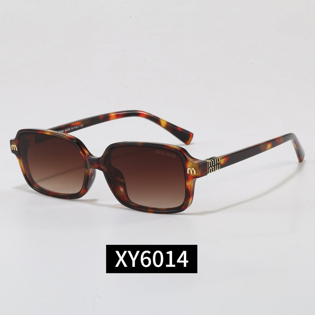 Miu Rectangular Sun Glasses For Men - Women