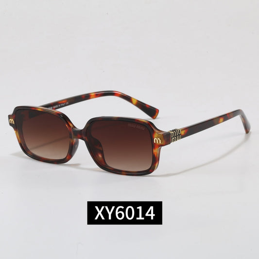 Miu Rectangular Sun Glasses For Men - Women