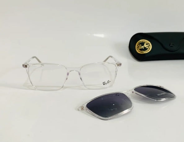 2 in 1 Clip On Eye Glasses RX-7083