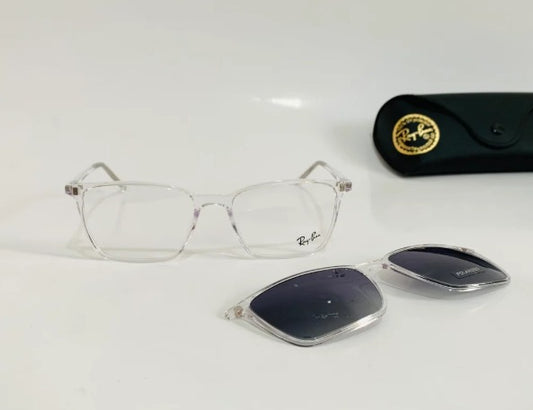 2 in 1 Clip On Eye Glasses RX-7083