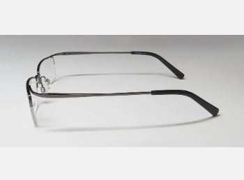 NEW TECH-SPORT EYEGLASS FRAME GRAY HALF-RIM MENS Eye Glasses
