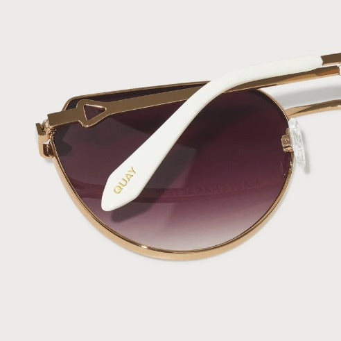 QUAY - MAIN CHARACTER - Sunglasses - Rose Gold- For Women