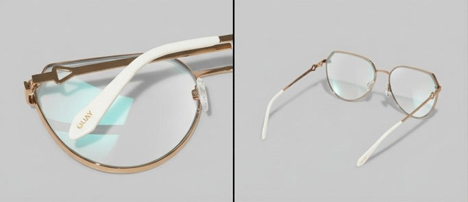 QUAY - MAIN CHARACTER - Eye glasses - Rose Gold- For Women