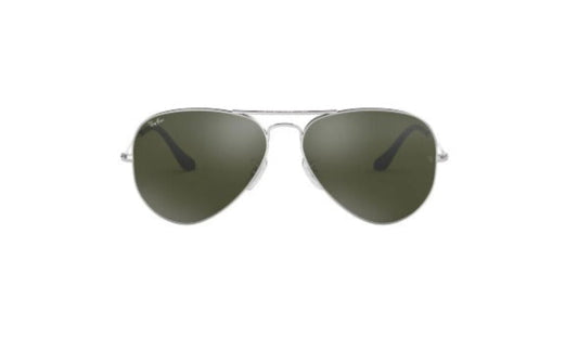 Aviator sunglasses with black lenses