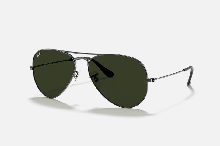 Aviator - Metal - Medium - Unisex - Sunglasses (Glass)