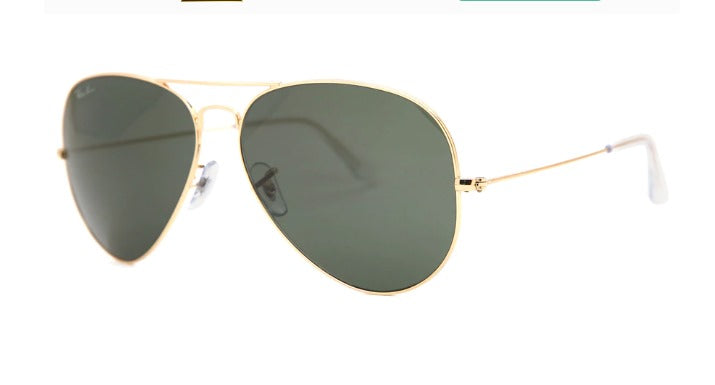Aviator - Metal - Medium - Unisex - Sunglasses (Glass)