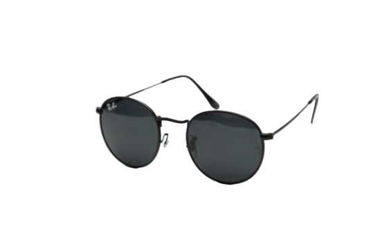 Semi Round Metal SunGlasses (Glass Lens)