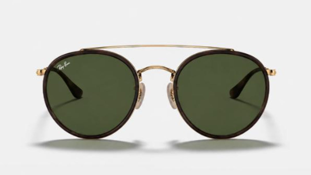 RB3647N ROUND DOUBLE BRIDGE Sunglasses for Men & Women